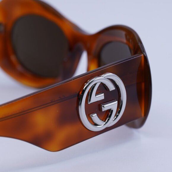 ?️ New Gucci GG1696S 002 Sunglasses - Havana Frame, Brown Lenses main image 11
